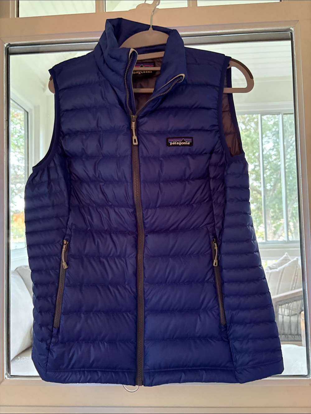 Patagonia Women's Royal Blue Quilted Down Vest